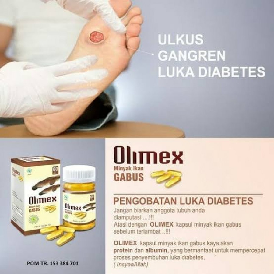 Obat Pasca Operasi Minyak Ikan Gabus Kapsul Olimex Ekstrak Sari Kutuk Albumin Penyembuhan Luka Dan Dalam