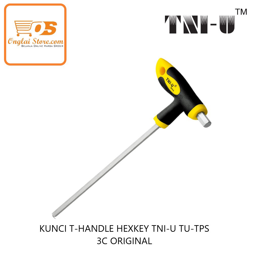KUNCI T-HANDLE HEXKEY TNI-U TU-TPS 3C ORIGINAL T型六角扳手  (HARGA SPESIAL)