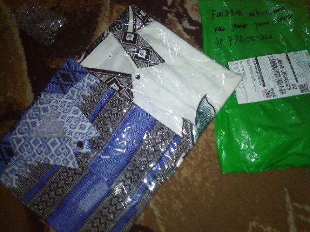 Bswart Batik Hrb026 Kenongo Hem Pendek Padi Pekalongan M L Xl Batik Pria Murah Modern Grosir