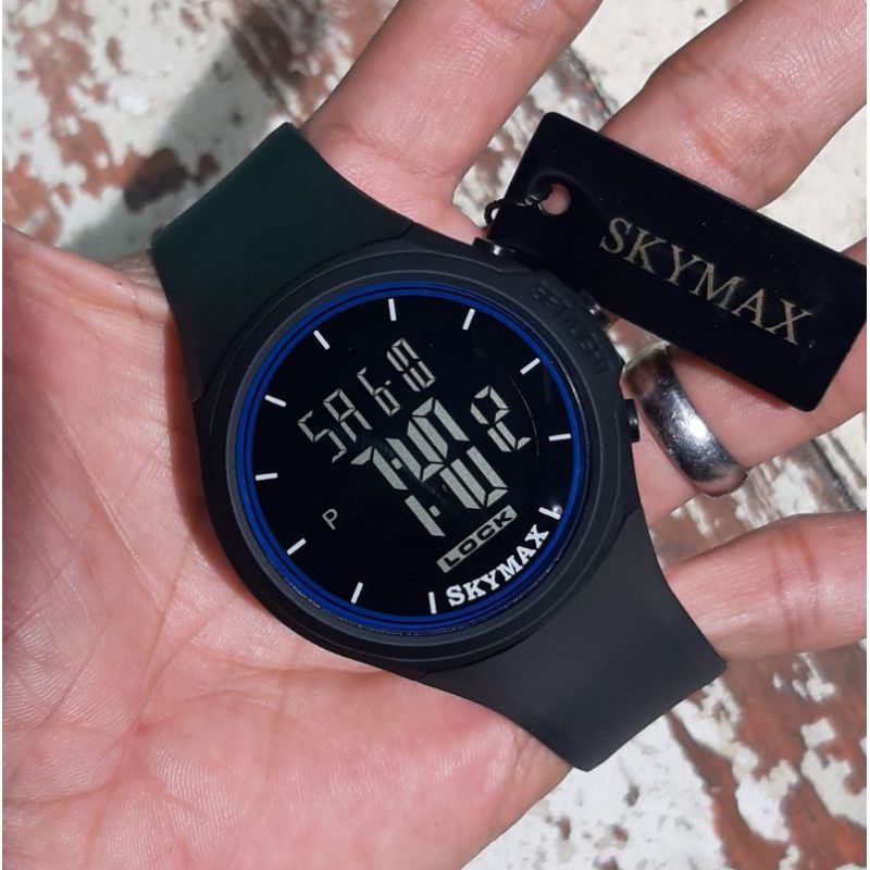 JAM Tangan Skymax Original Digital water resist