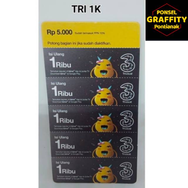 VC PULSA TRI 1K 2K 5K