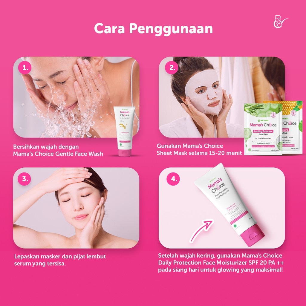 Skincare Wajah | Mama's Choice Glowing Skin Complete Set-6