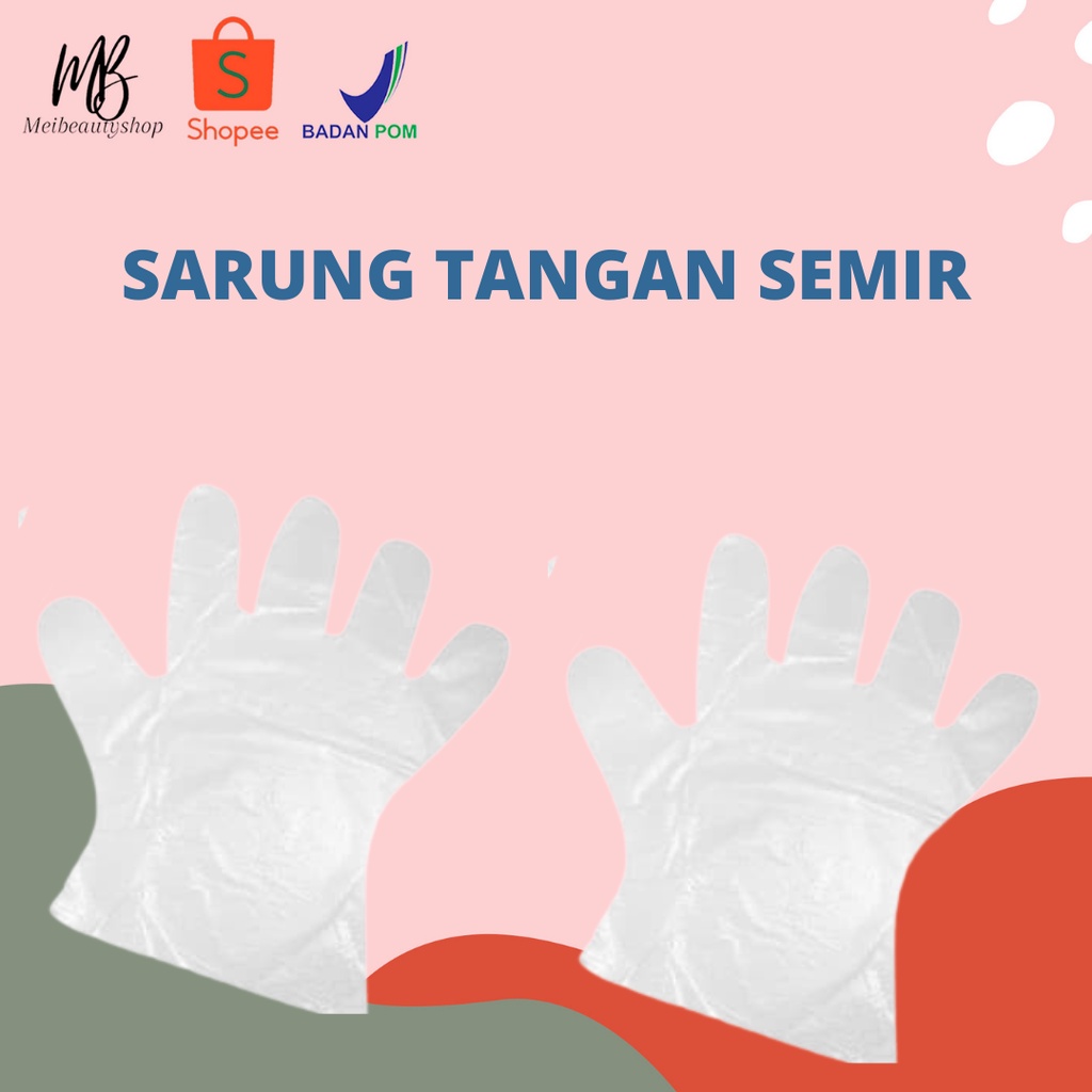 Sarung Tangan PLASTIK Glove ISI 1pasang