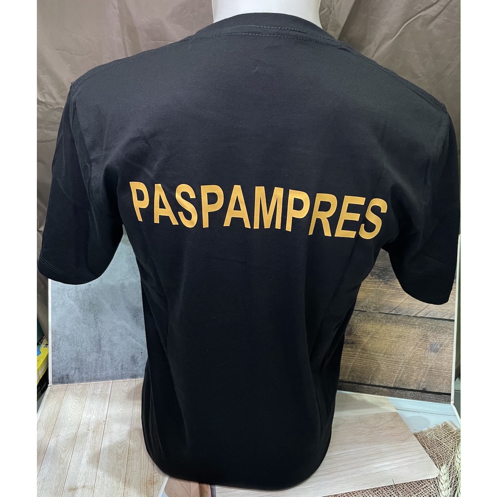Kaos Katun Paspampres - Kaos Paspampres - Kaos Paspampres Hitam