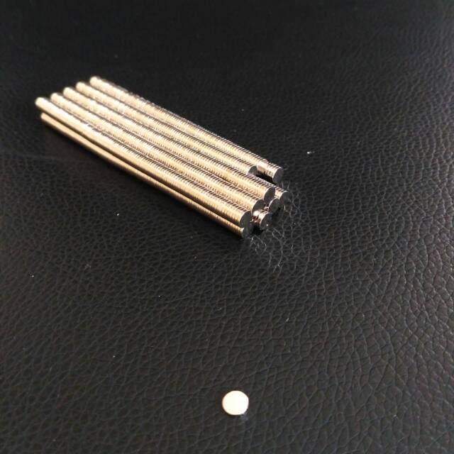 [MGT-9012] MAGNET NEODYMIUM BULAT ROUND KOIN COIN CYLINDER DIAMETER 5X1MM