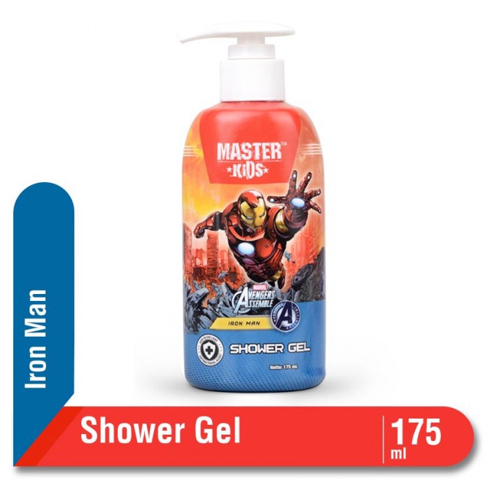 Shower Gel Master Kids Varian Captain America dan Iron Man 175ML