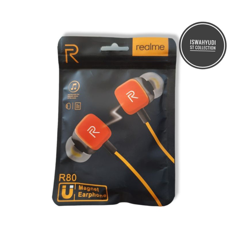 ISC - Headset Handsfree Earphone Realme Buds R80 Super Bass