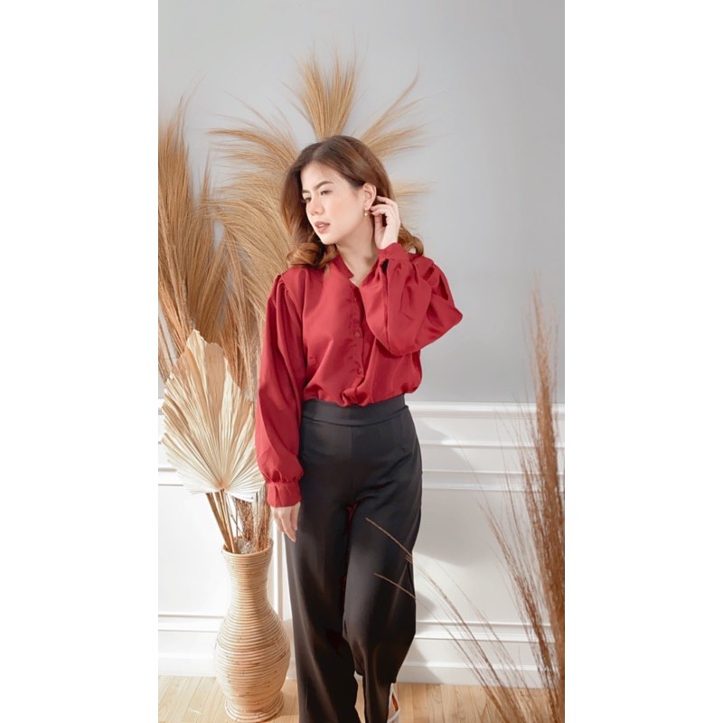 AFI - EC - Blouse Mona / Audry-Maroon