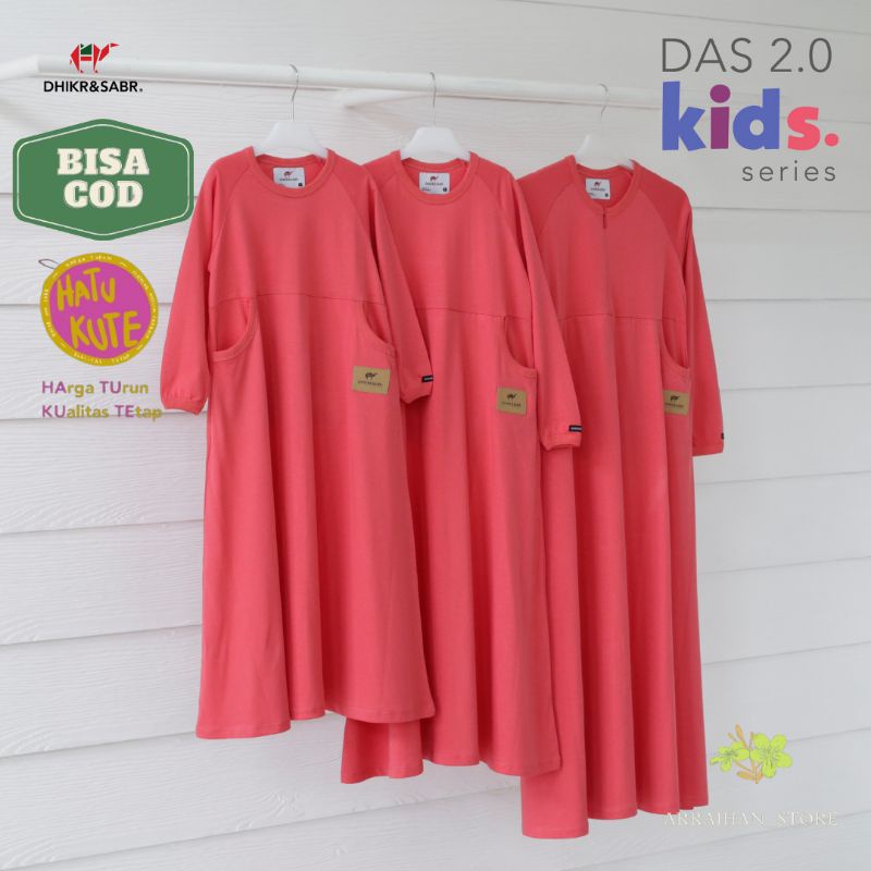 Gamis Anak Terbaru Dhikr And Sabr Mahabbah Series Orange Tomat