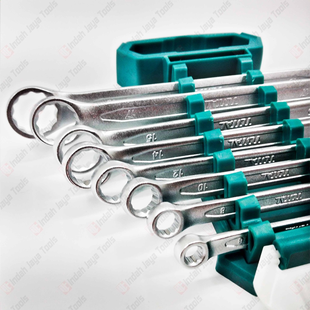 TOTAL THT102286 Kunci Ring Pas Set 8 Pcs 6 - 19 mm Combination Wrench