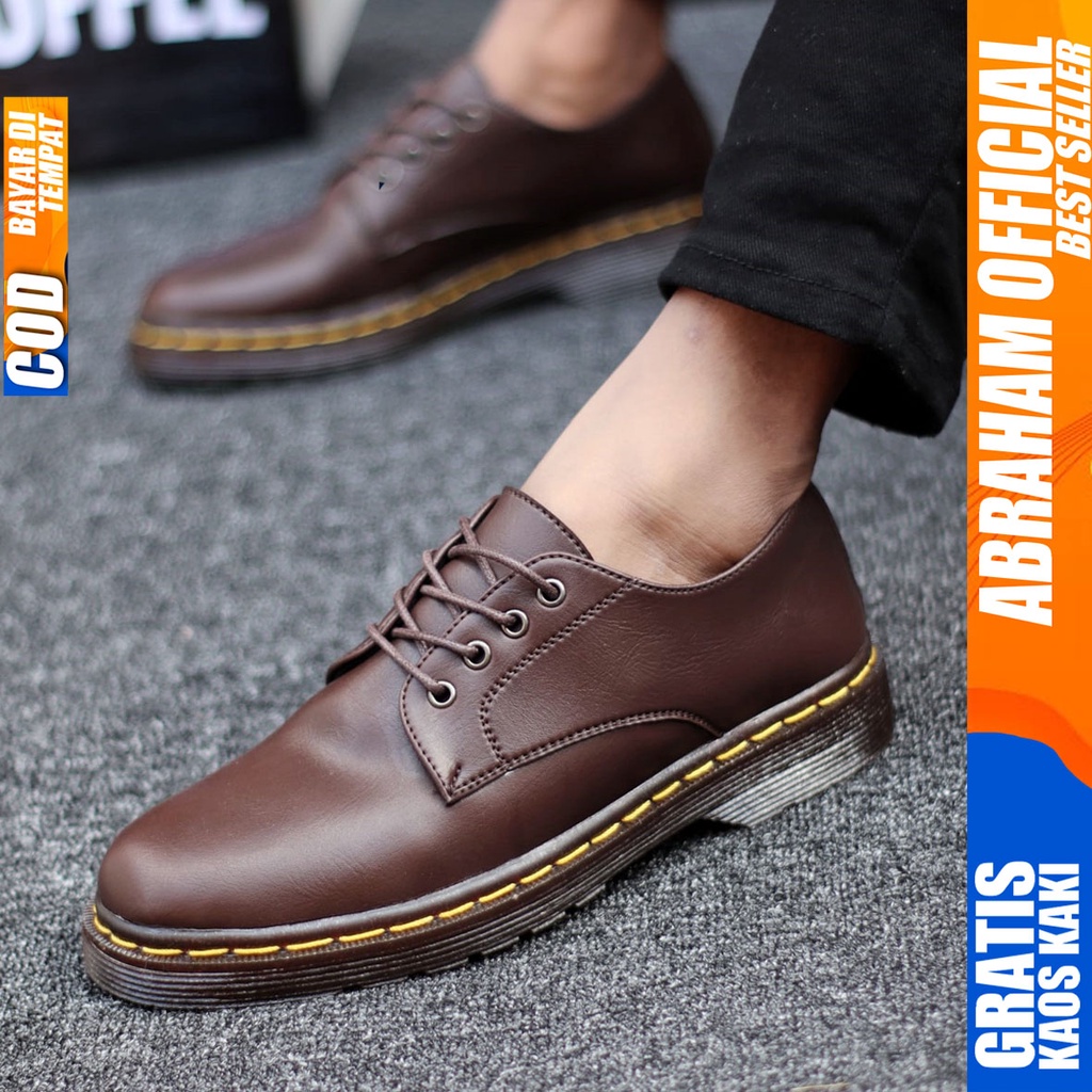 Abraham Oscar - Sepatu Boot Pantofel Pria Low Boots Docmart