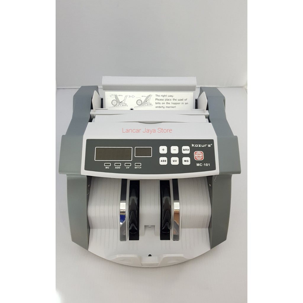 KOZURE MC101 / Money Counter Detector / Mesin Hitung Uang 101 Kozure