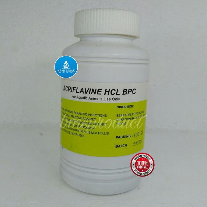 A079 Acriflavine 100gram asli ori serbuk powder bubuk obat ikan hias