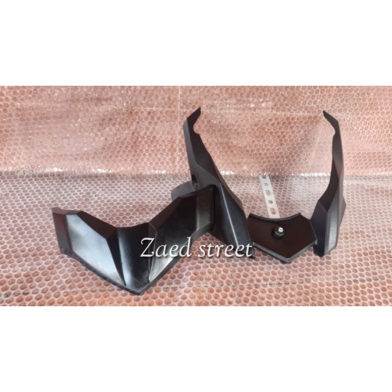 Moncong beat street dan visor custom paket hemat