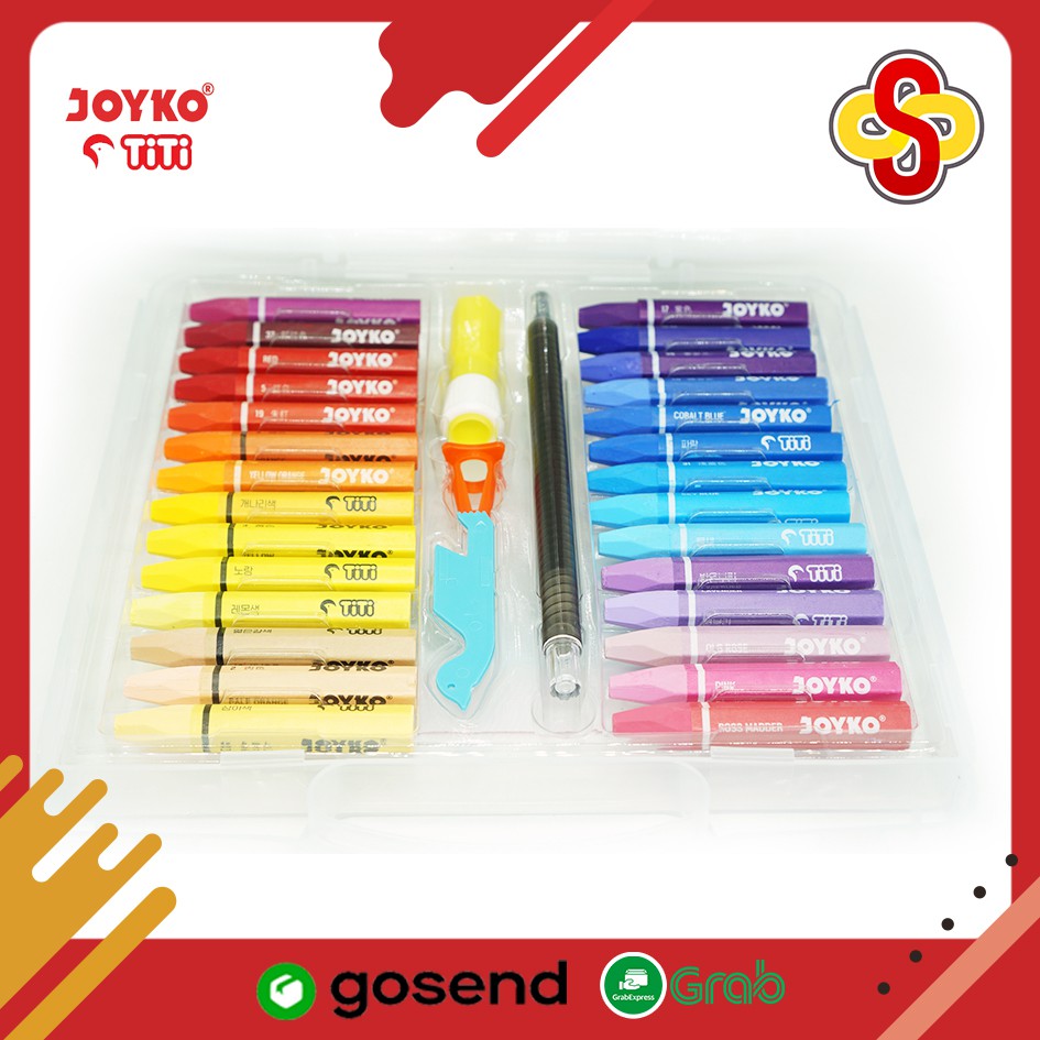 Crayon / Krayon Oil Pastel Joyko - 55 Warna