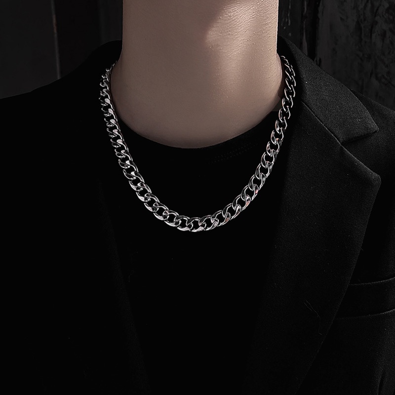 Chain Necklace Accessories Trendy Hip Hop Titanium Steel Clavicle Chain