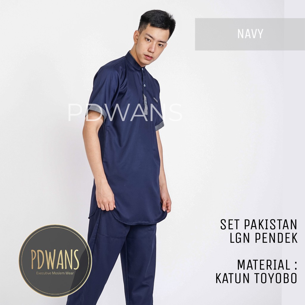 SETELAN PAKISTAN Dewasa Lengan Pendek Warna Baju Koko Toyobo TYB02DWS PDWANS