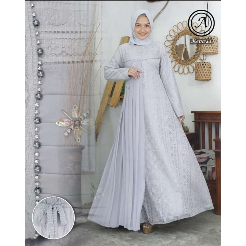 GAMIS BROKAT MALINAMIX CERUTTY BABYDOLL~FASHION GAMIS TERBARU~GAMIS KEKINIAN