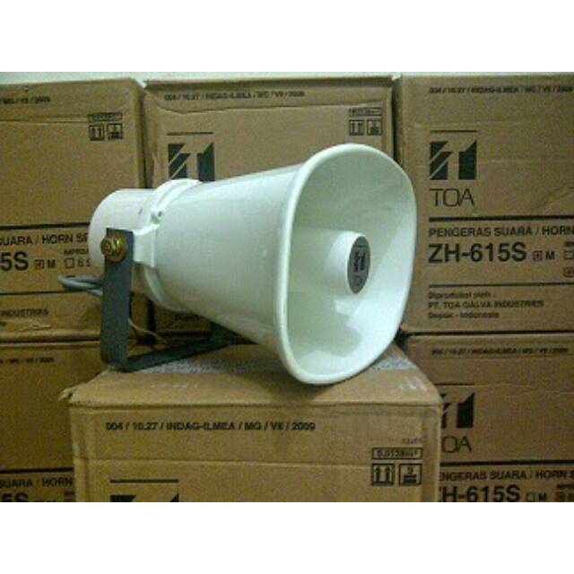 Paging Horn Speaker 15 W TOA ZH 615 S 615S, Sirene 15 Watt siren klakson Mobil Motor Sirine Ambulanc