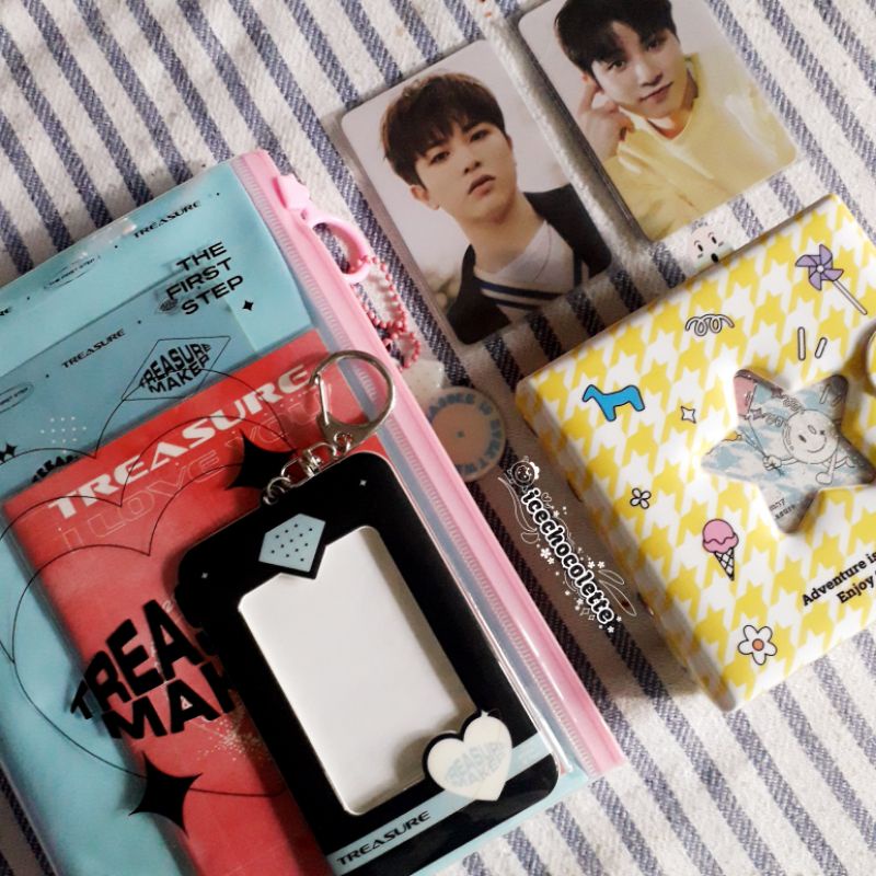 Binder treasure world tworld scrappouch / scrappouch md ily i love you keyring card holder treasure 