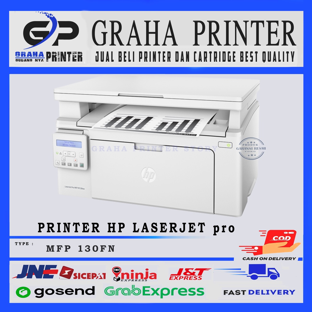 PRINTRER HP LASERJET PRO FOTO COPY MFP M130FN | PRINTER FOTOCOPY M130FN MURAH | LENGKAP BERKUALITAS
