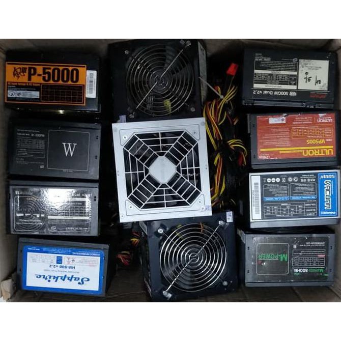Power Suply / Psu Pure ex Korea 500watt Murah Untuk Pc / Komputer