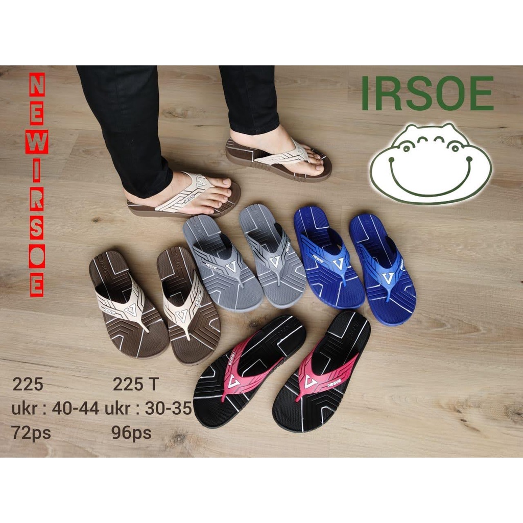 SANDAL JAPIT COWOK MOTIF V BEST SELLER IRSOE 225