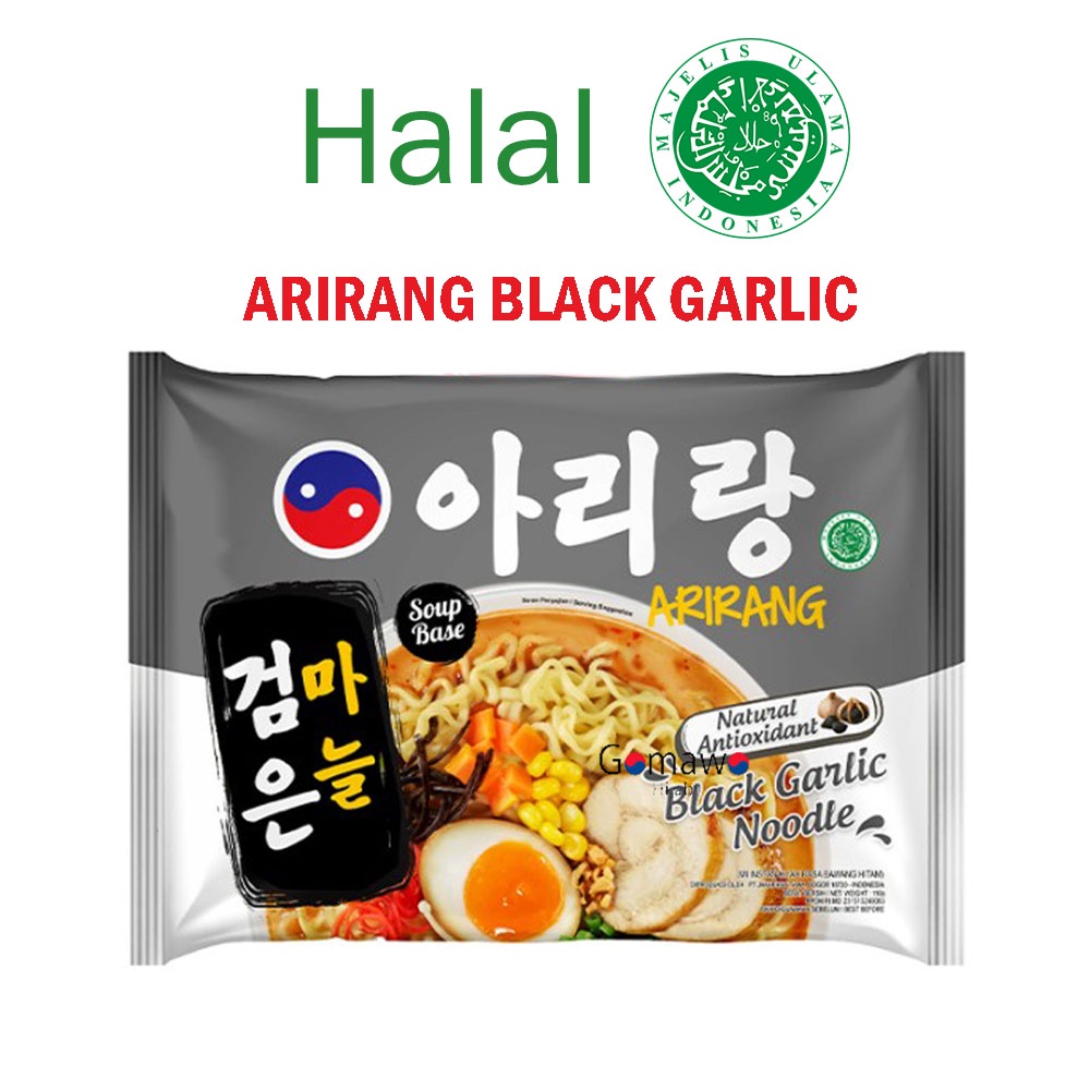 

MIE INSTAN ARIRANG BLACK GARLIC NOODLE