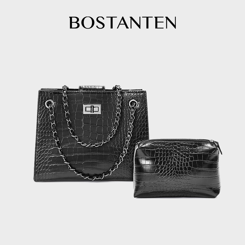 Bostanten Tas Wanita Tas Tote Tas Selempang Wanita Tas Gaya Bisnis Fashion Wanita