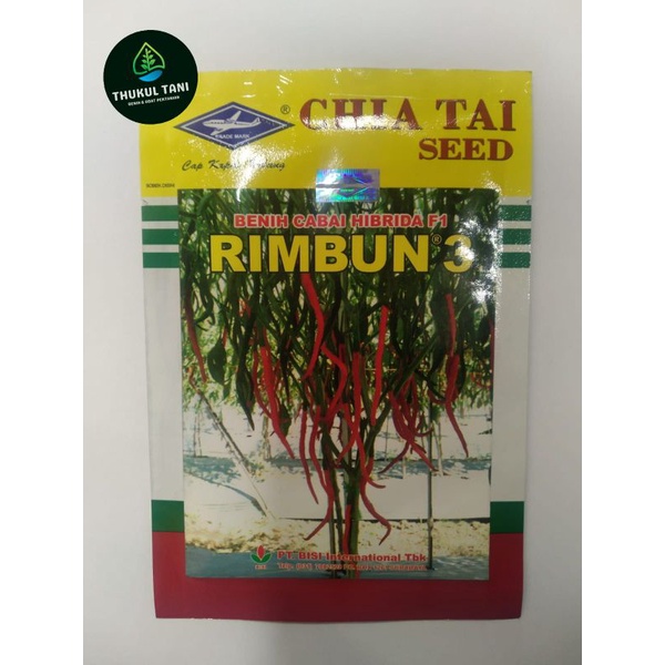 BENIH CABAI HIBRIDA F1 RIMBUN 3 10 GRAM