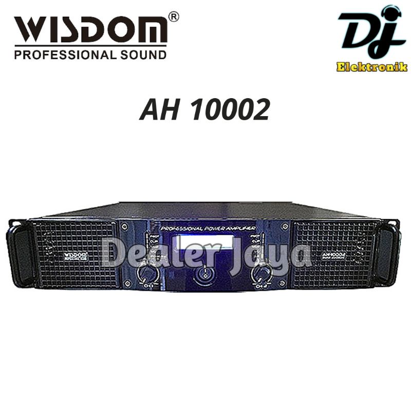Power Amplifier Wisdom AH 10002 / AH10002 - 2 channel