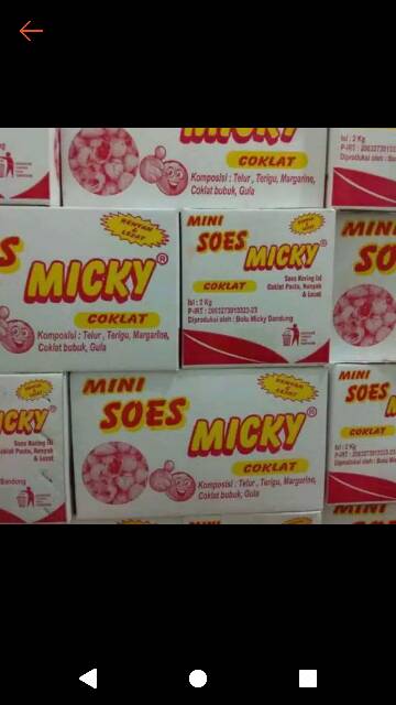 cokelat Soes  g&amp;g atau micky. harga  ukuran 500 gram