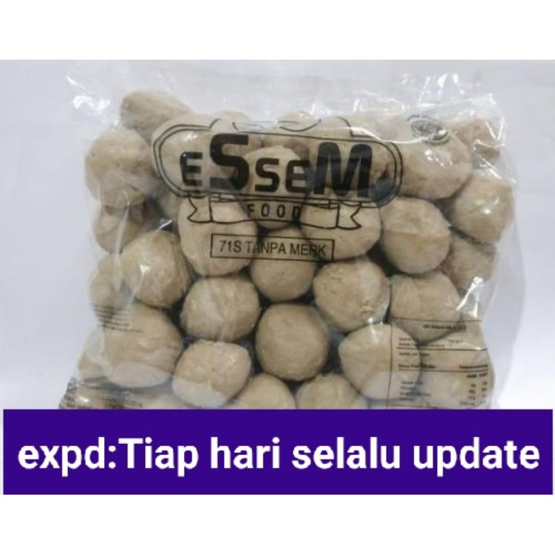 

bakso sapi asli bakso essem isi 50(siap kirim luar kota)