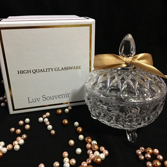 Toples kristal toples permen kaca