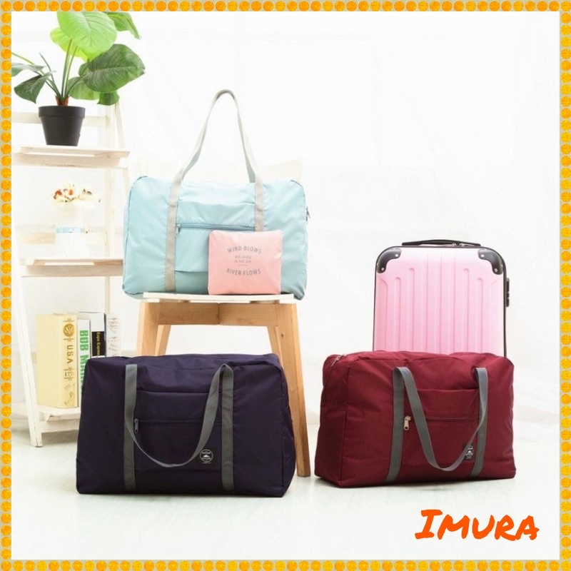 IMURA | Tas Lipat Foldable Travel Bag Hand Carry Besar