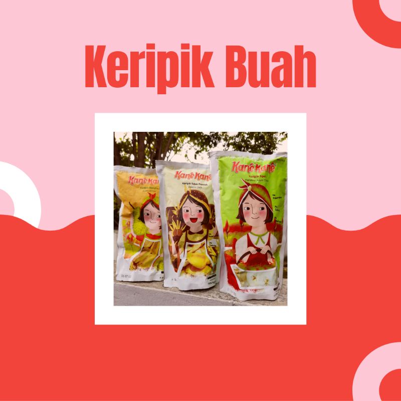 

Best Seller Keripik Buah Kane Varian Nangka Apel Salak Sehat