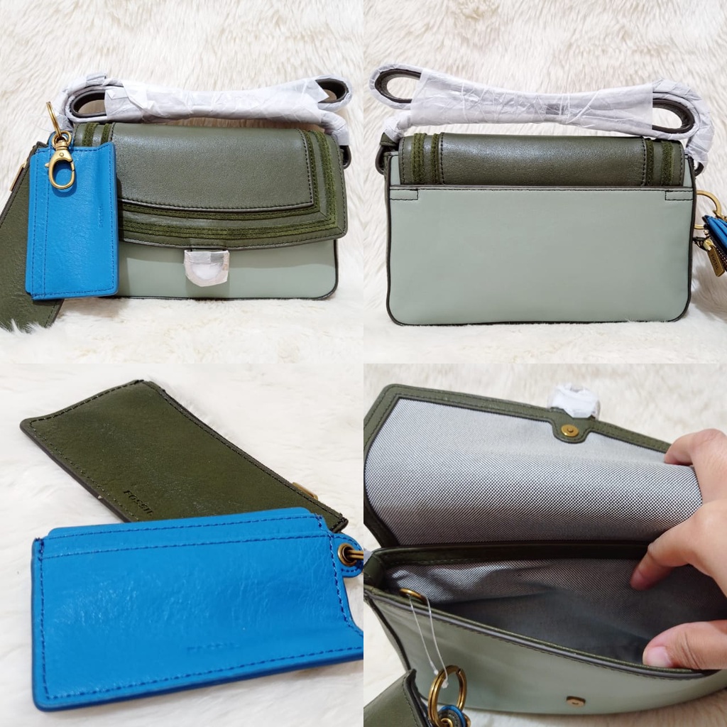 Tas FossilOriginal Millie Mini Bag Moss New Original