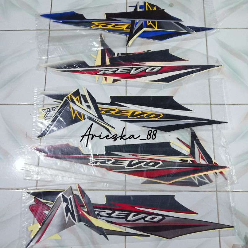 Sticker Lis Striping Honda REVO 2008 R CW | stiker motor revo velg cw