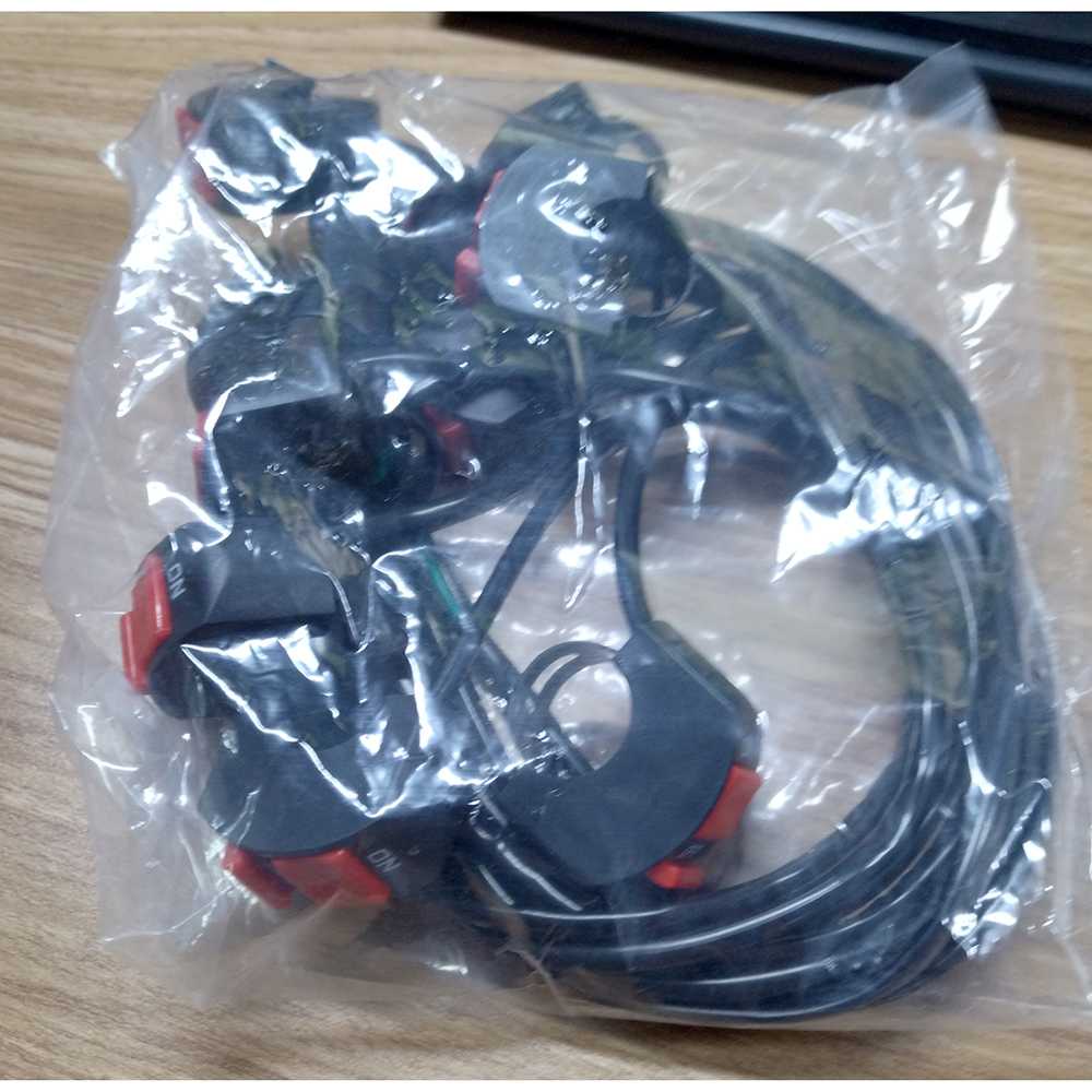 Switch On/Off Tombol untuk Lampu tambahan Motor - BSDDP