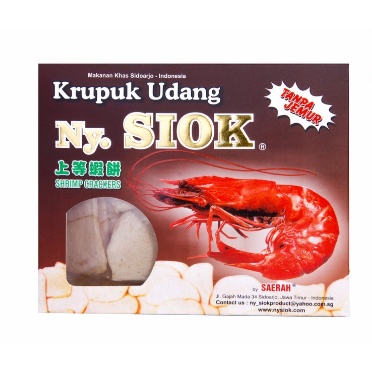 

Kerupuk Udang NY SIOK 400gr/Shrimp Crackers/Import