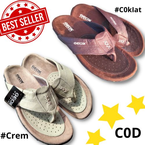 Sandal geox jepit / sandal geox selop pria abimanyu