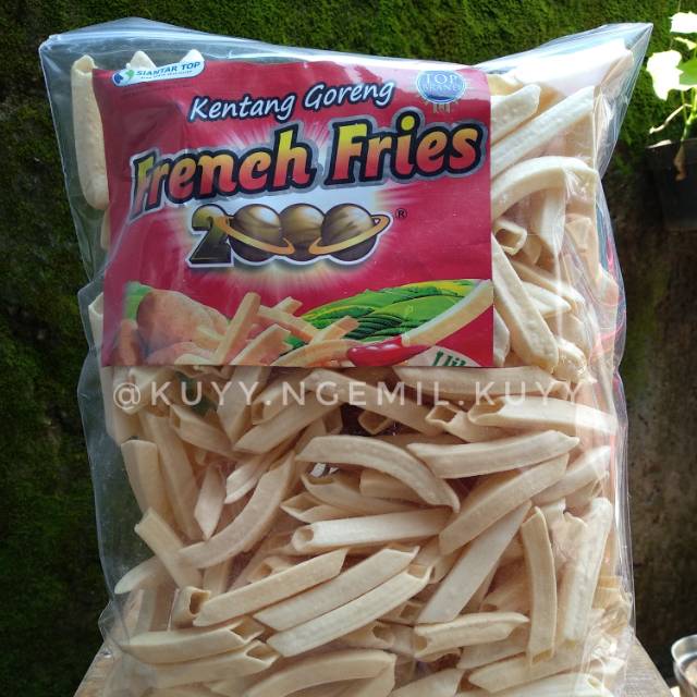 

French Fries 2000 kiloan 250 gram / kentang goreng / dengan saus