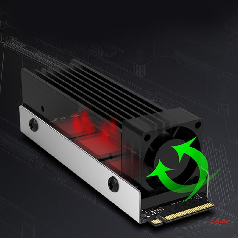 Zzz Heatsink Pendingin Bahan Aluminum Tebal 0.96 &quot;Untuk M.2 2280 Sata NVME M2 SSD