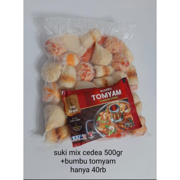 

suki mix cedea 500 gr termasuk bumbu tomyam