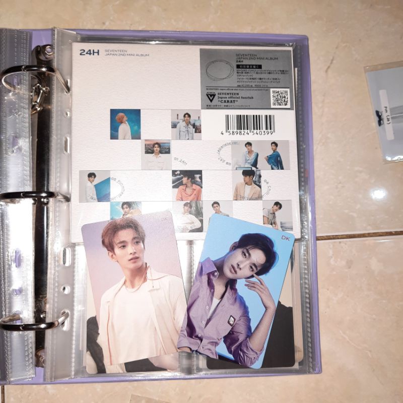 BOOKED Album Only 24H Lim c + HMV DK (fallin flower + 24H) SEVENTEEN