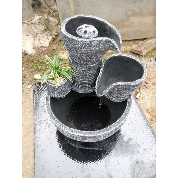 Pot Air terjun minimalis komplit
