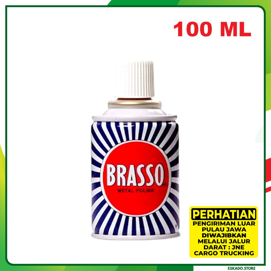 Brasso Metal Polish Original 100ml - PENGKILAT METAL/LOGAM