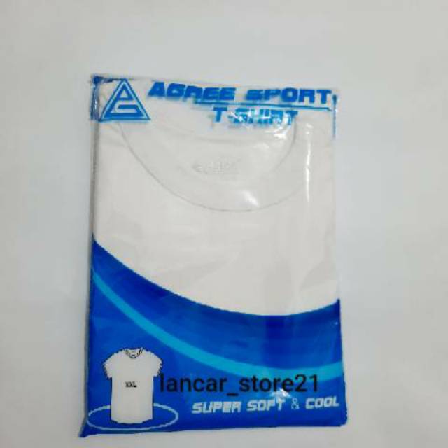 1PCS KAOS OBLONG AGREE BULET XXL/KAOS OBLONG PRIA