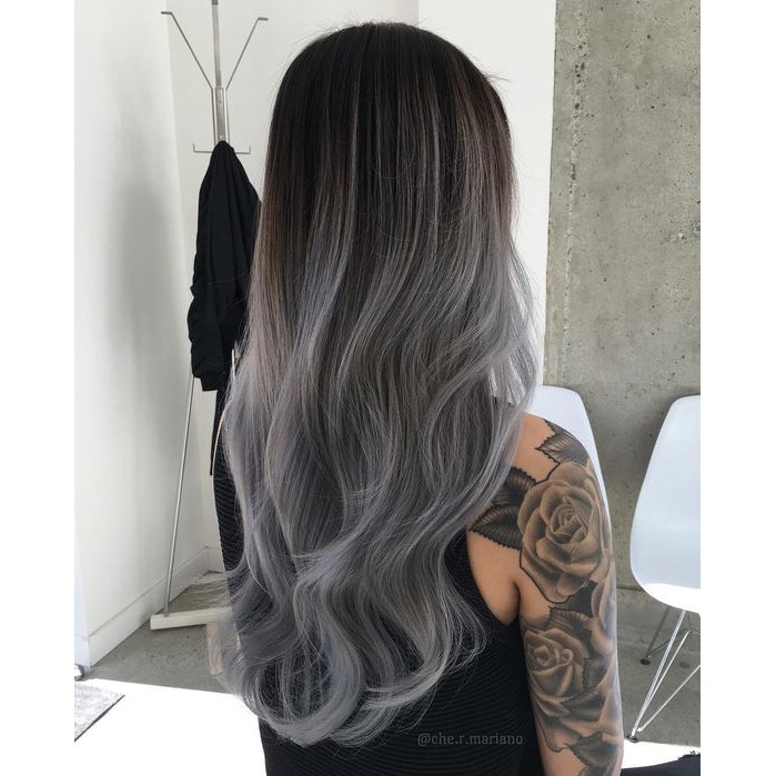 CM-AG COLOR ME ASHY GRAY hair color cream / GREY coloring / cat pewarna ramb