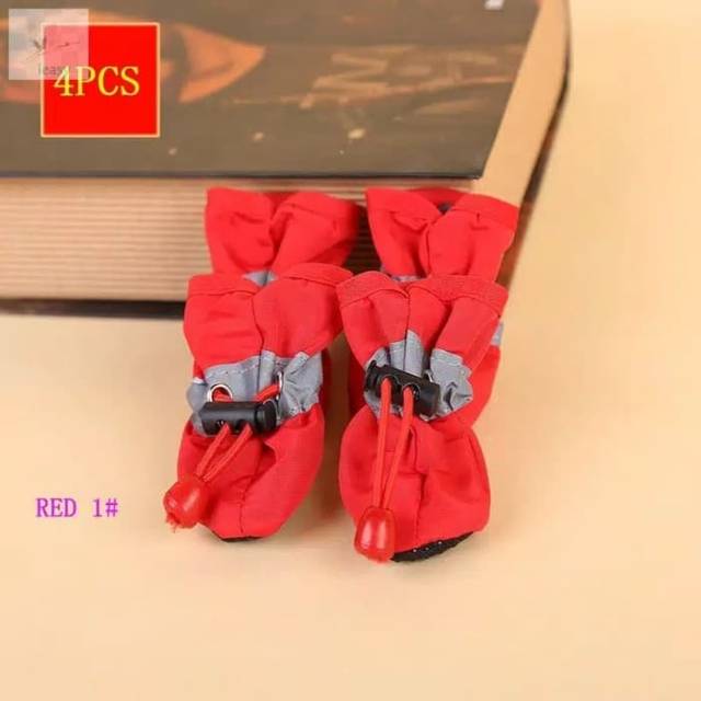 Sepatu Anjing Kucing &quot; WATERPROOF BOOTS&quot; Dog Cat Shoes